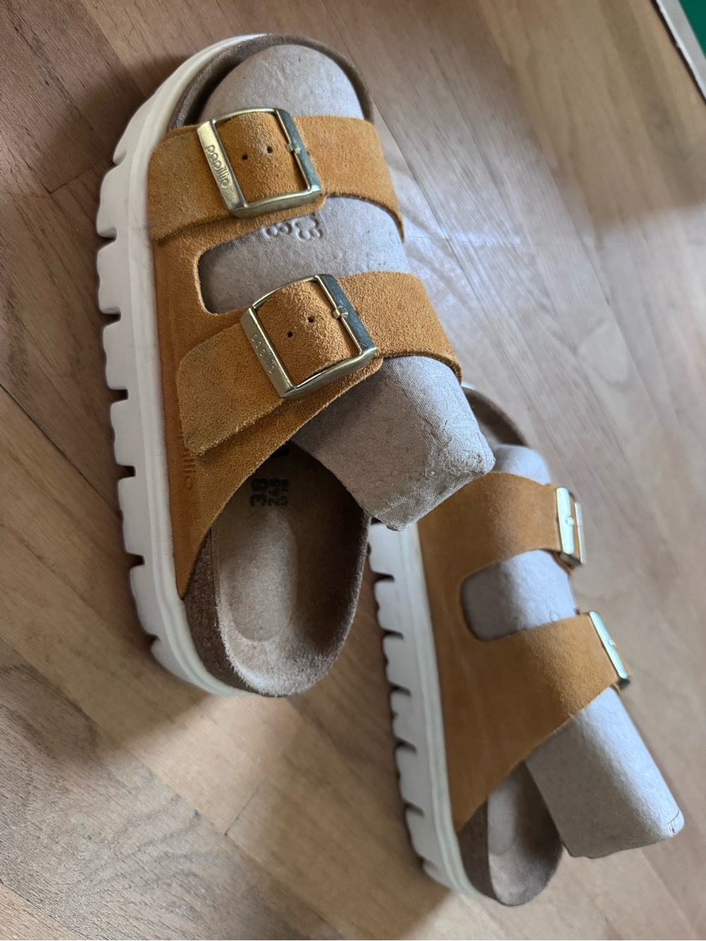 Papillio Tan Sandals - Picture 2 of 5